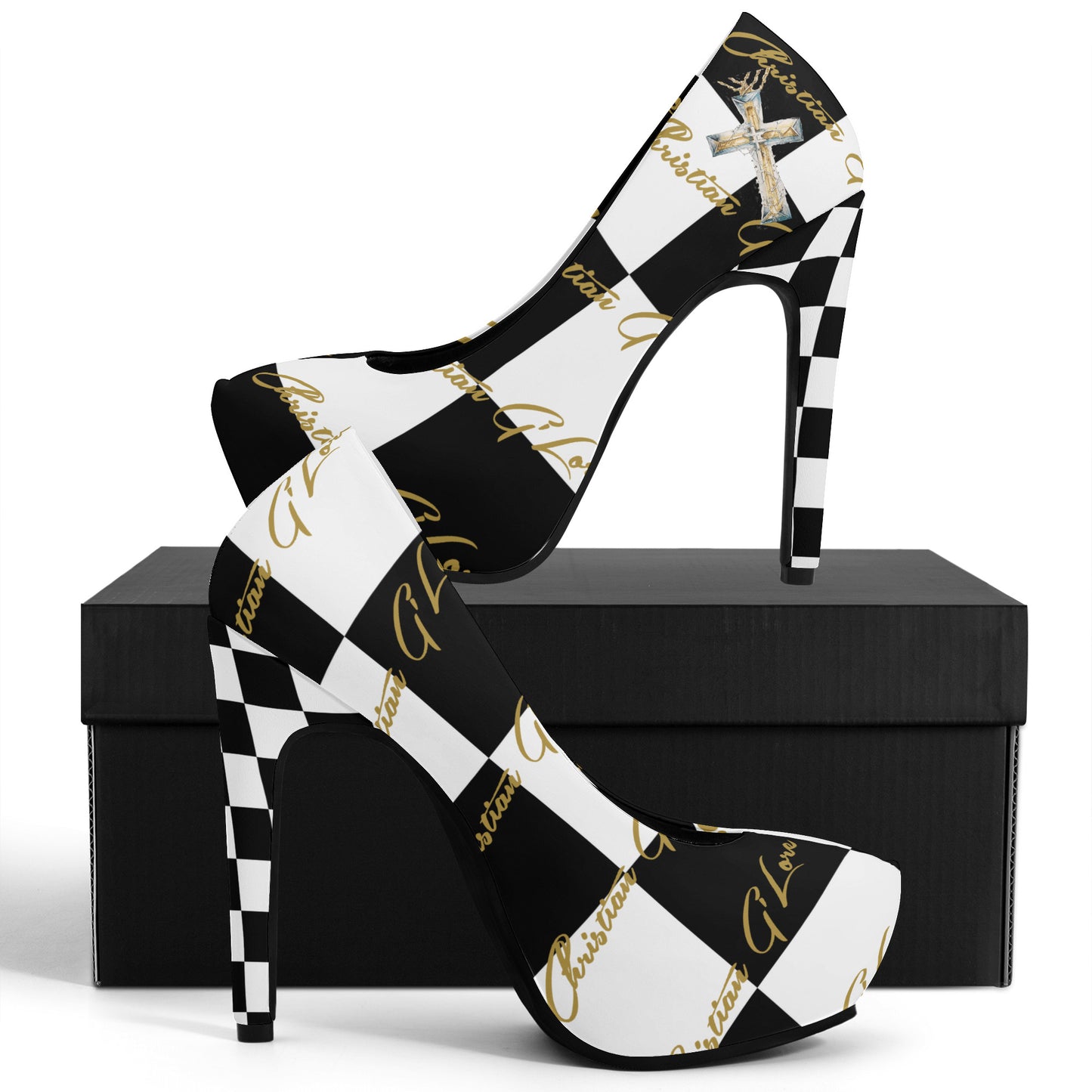 Black + White + Gold all over