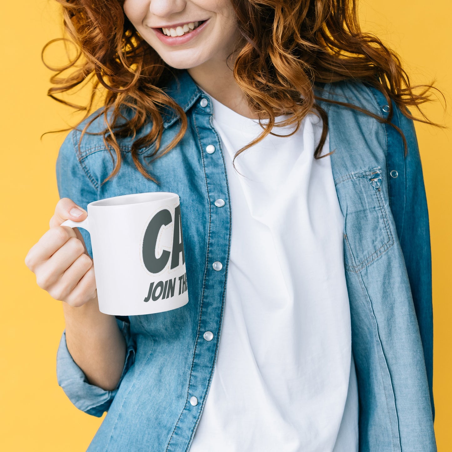 White Camo Mug