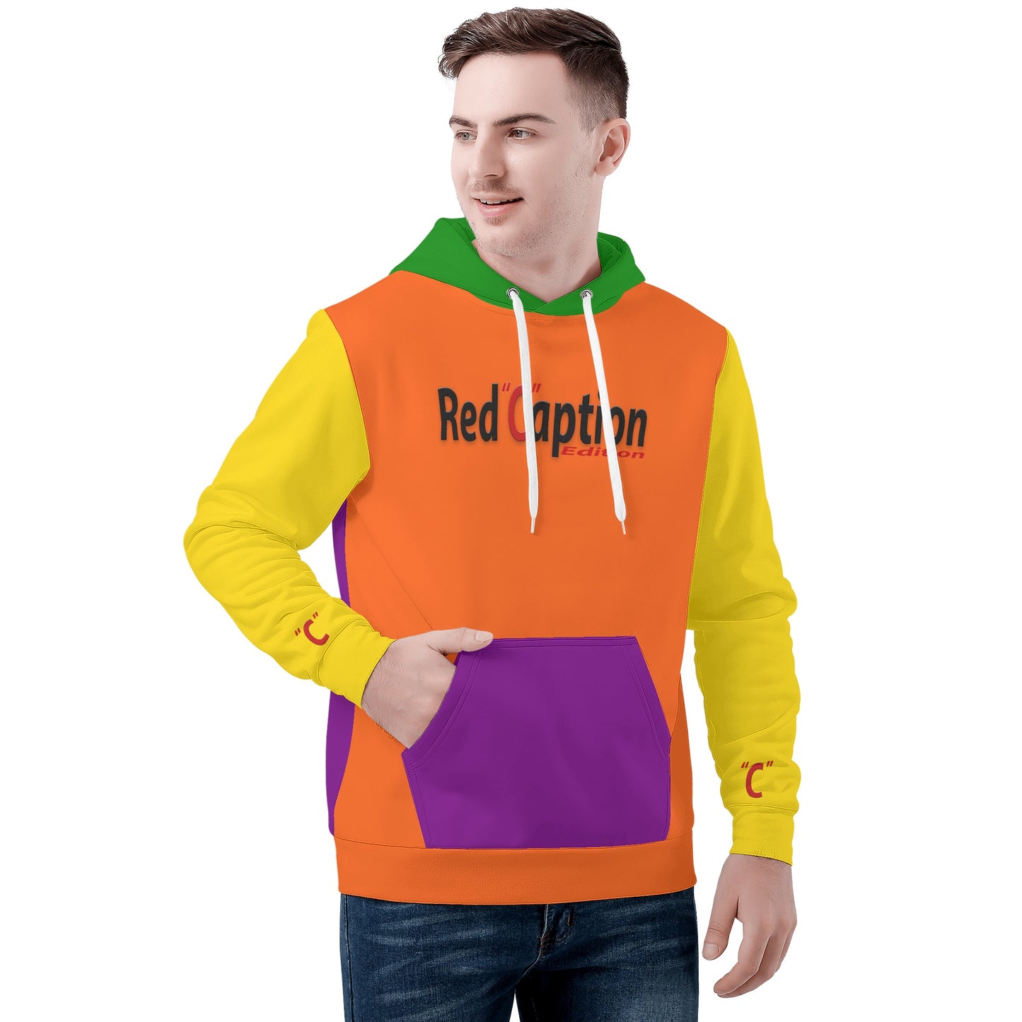 Mens All Over Print Hoodie