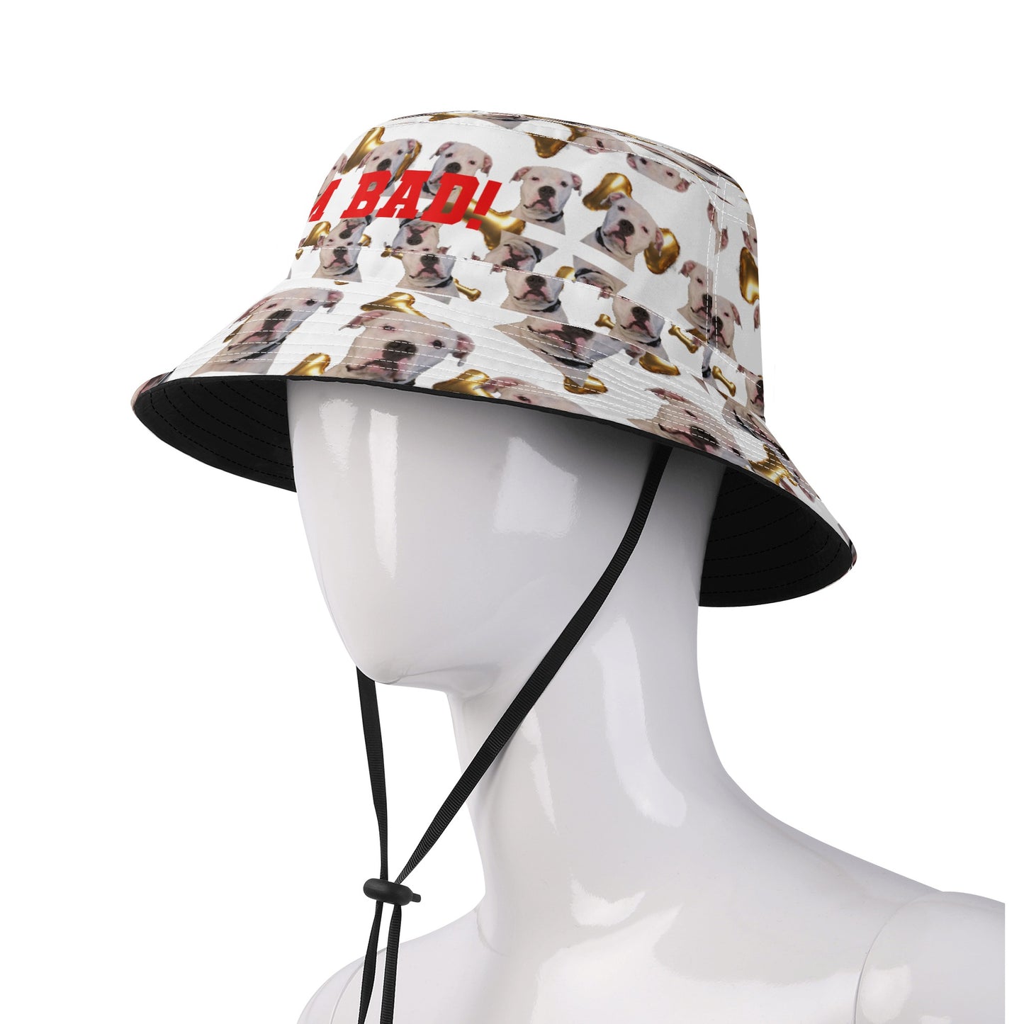 All Over Print Bucket Hats with Adjustable String
