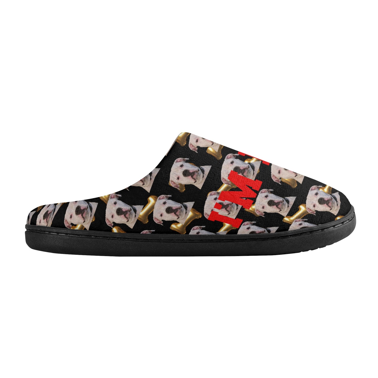 THE CAPONE SLIPPERS BLACK
