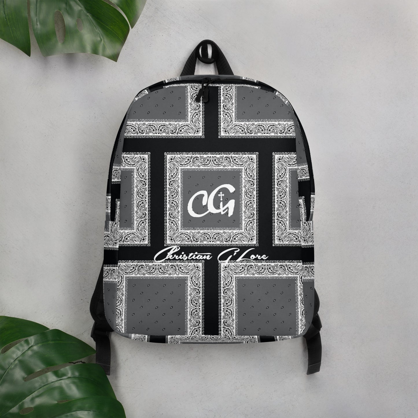 Bandana Gray and Black