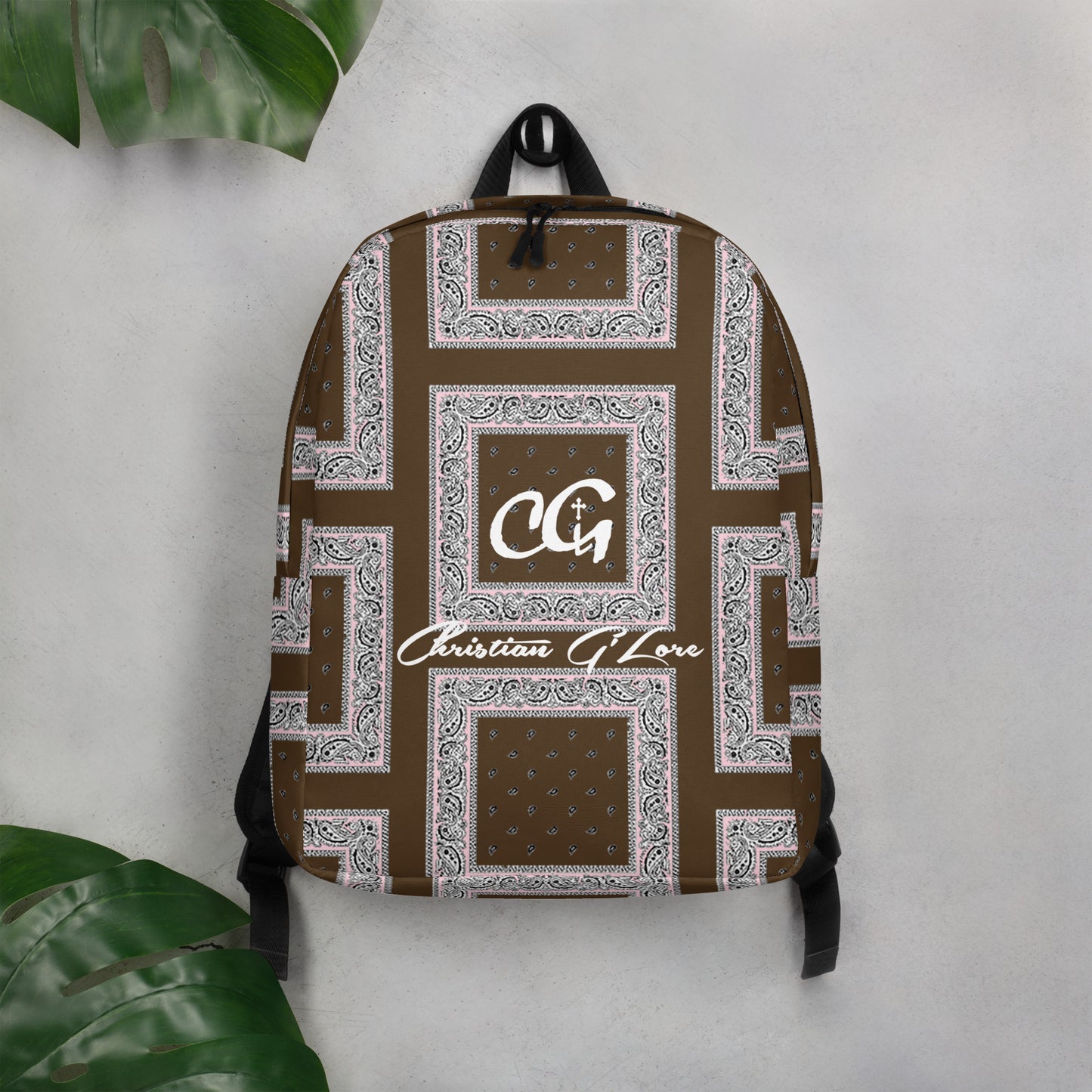 Bandana Brown and Pink