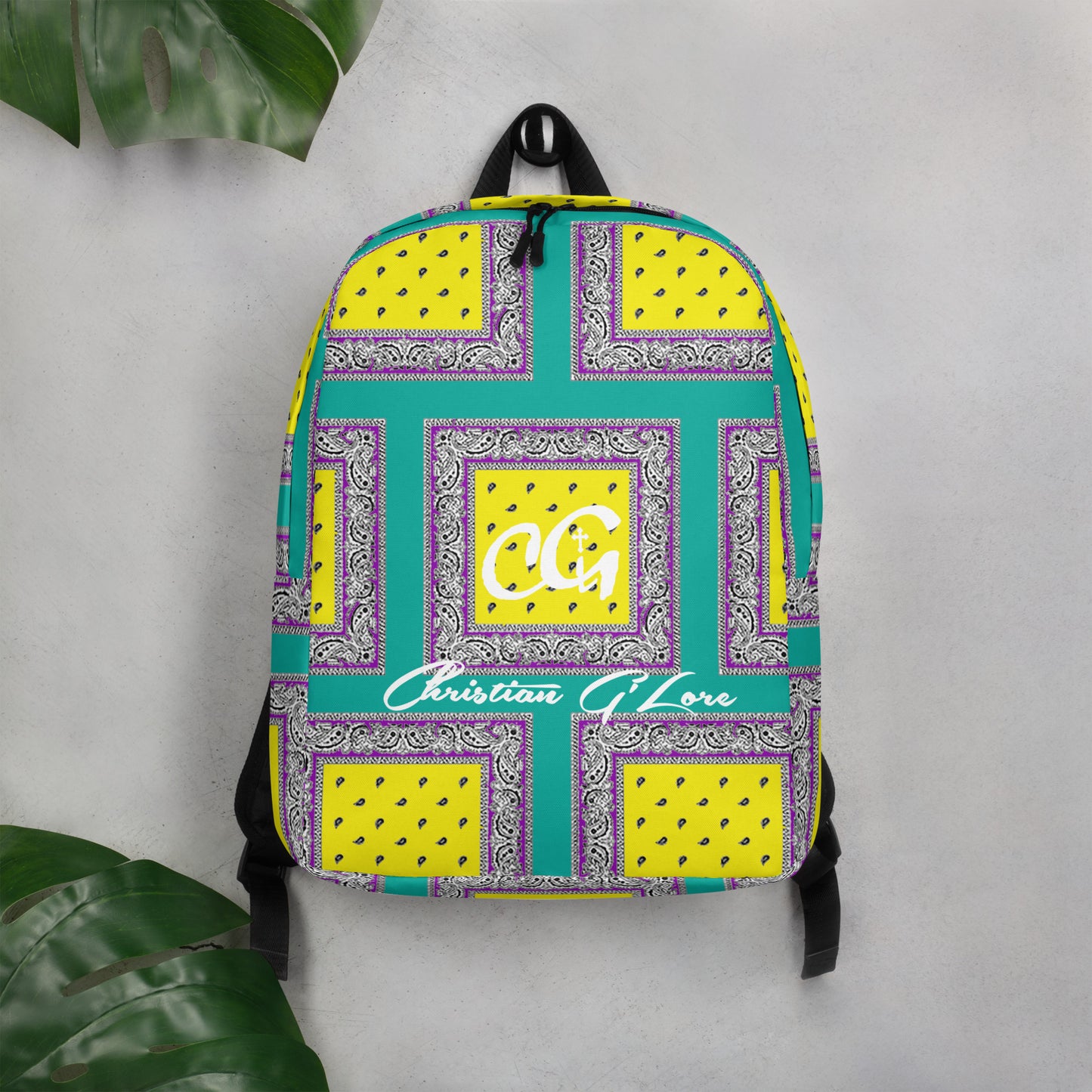 Bandana Yellow and Teal