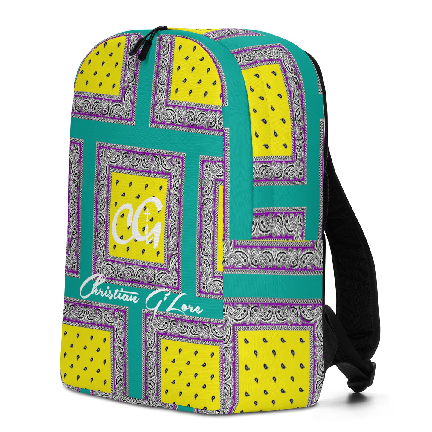 Bandana Yellow and Teal