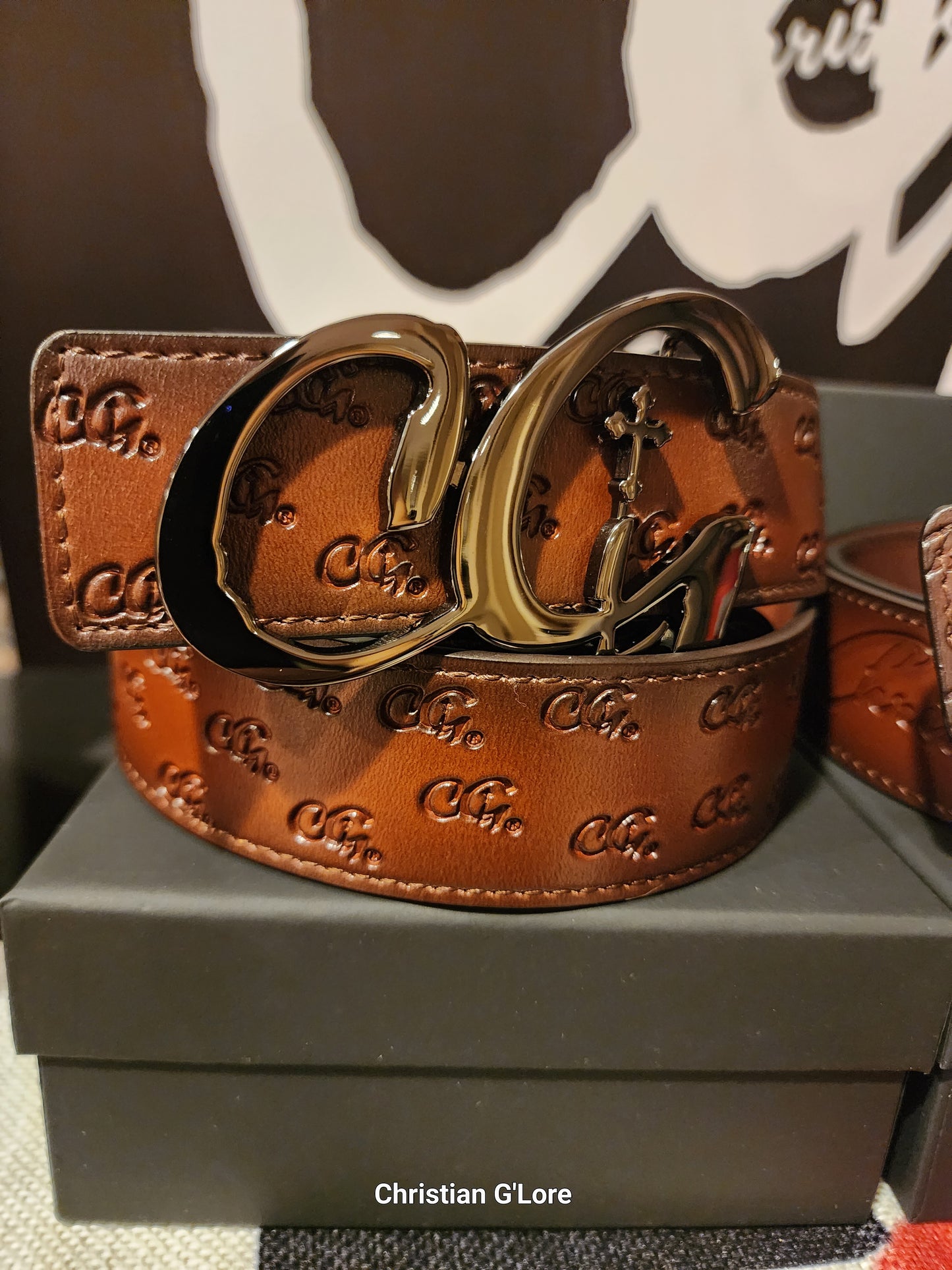 CG  Custom Leather Belt