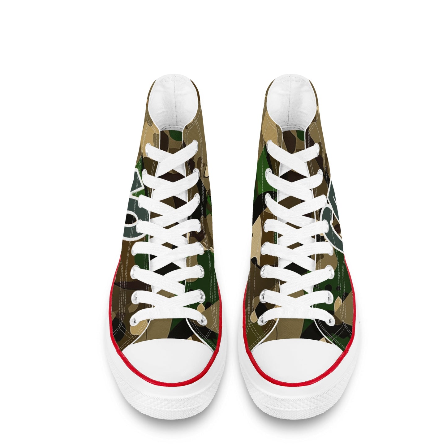 Womens Camo Classic Canvas High Top