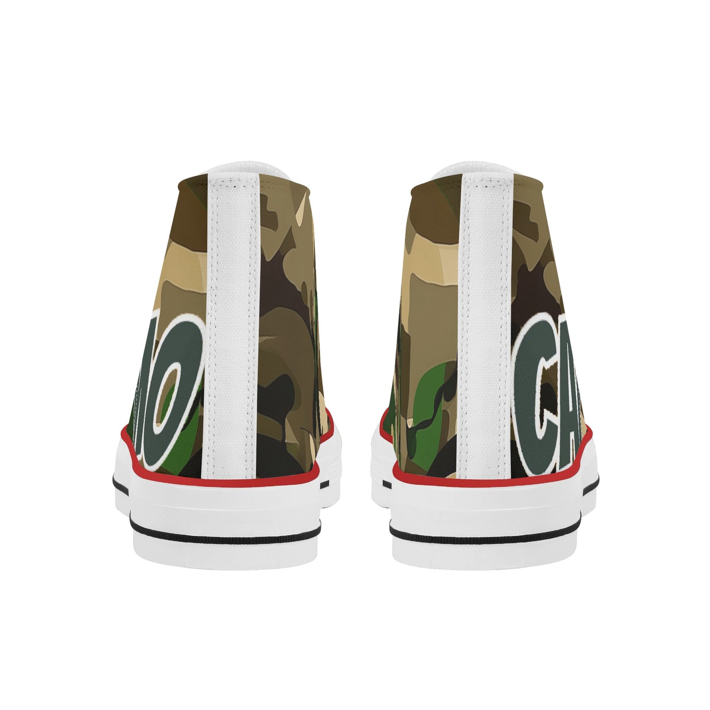 Womens Camo Classic Canvas High Top