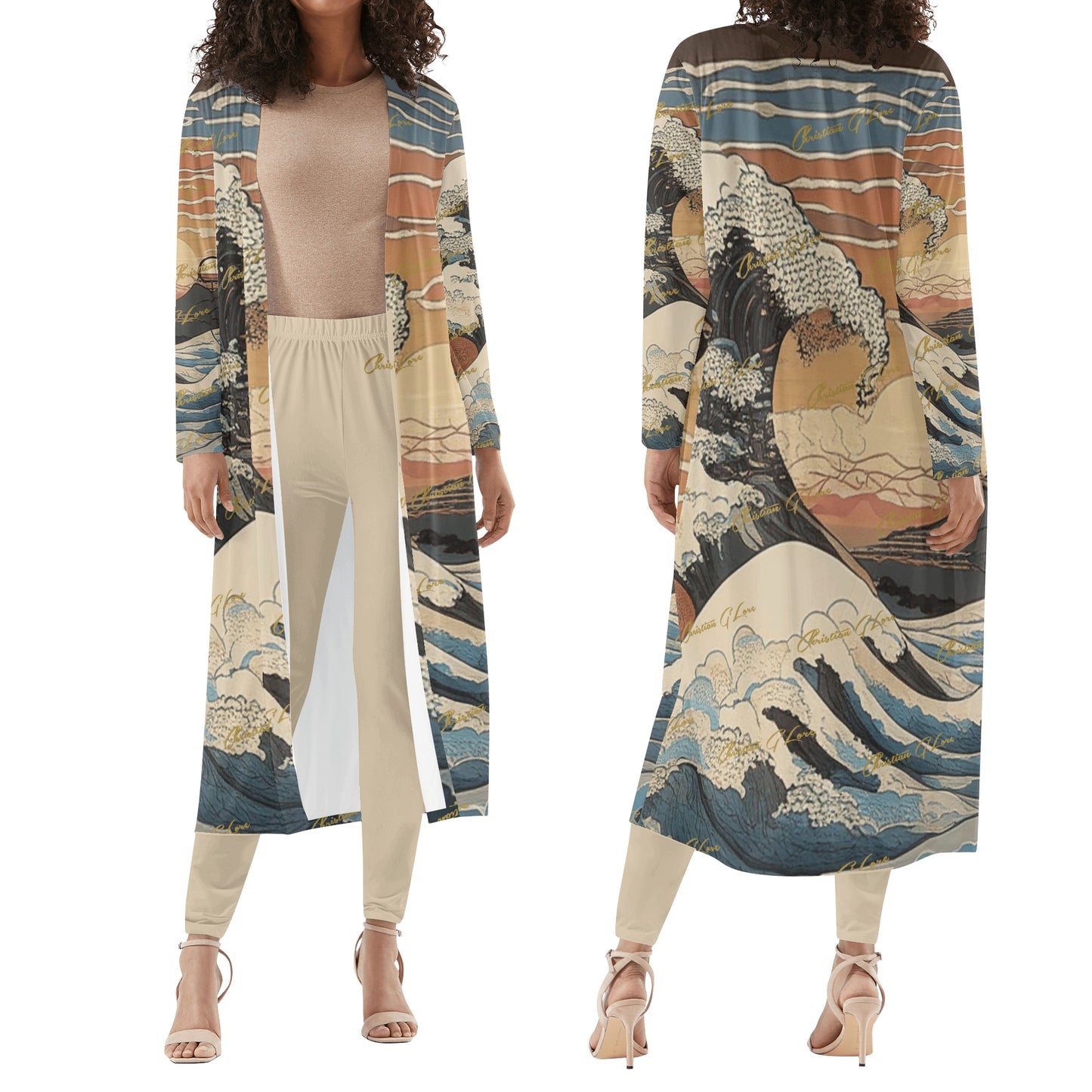 The Sea - 3 pc Cardigan and Leggings