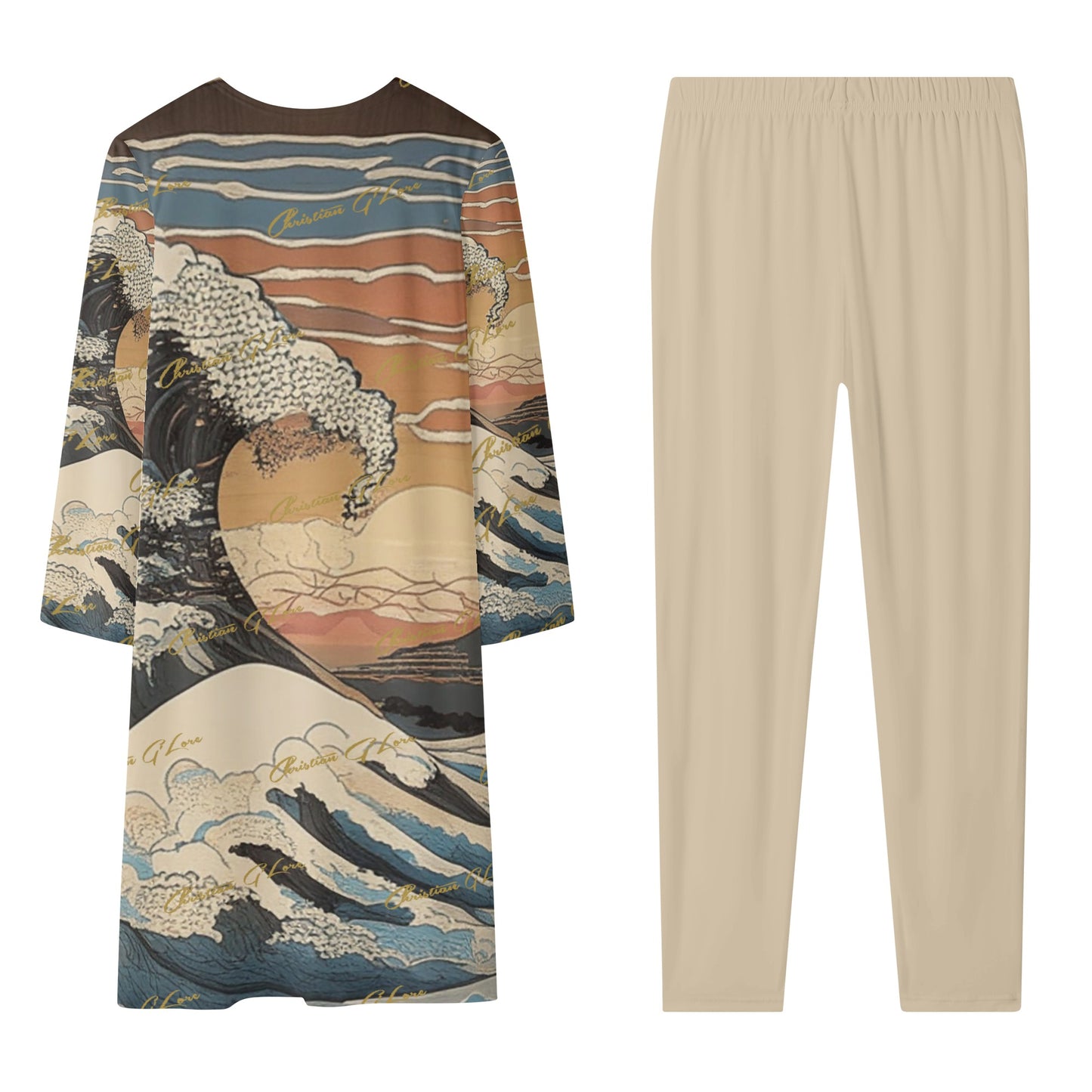 The Sea - 3 pc Cardigan and Leggings