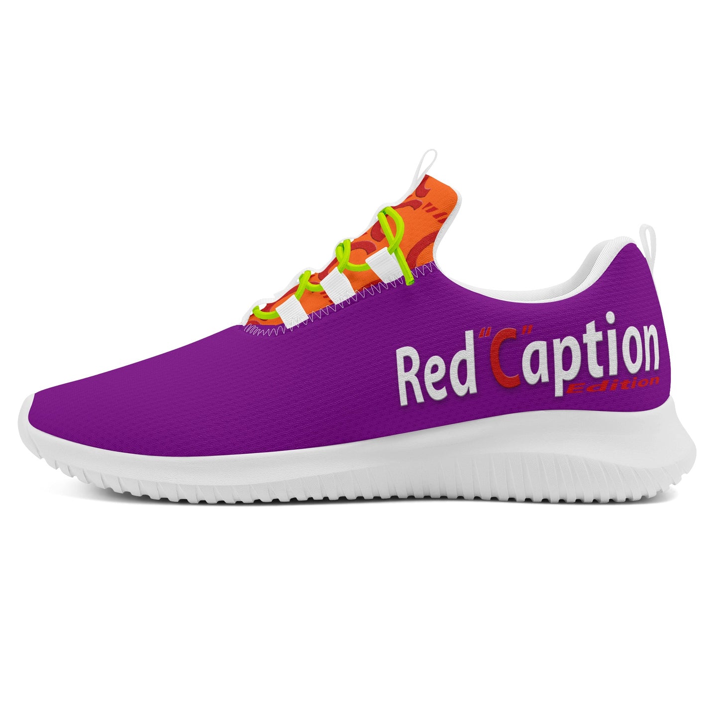 Red Caption Running Shoe