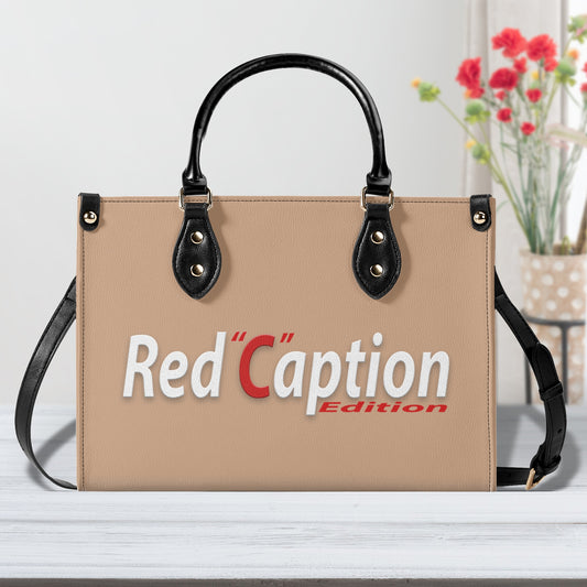 Red Caption Purse