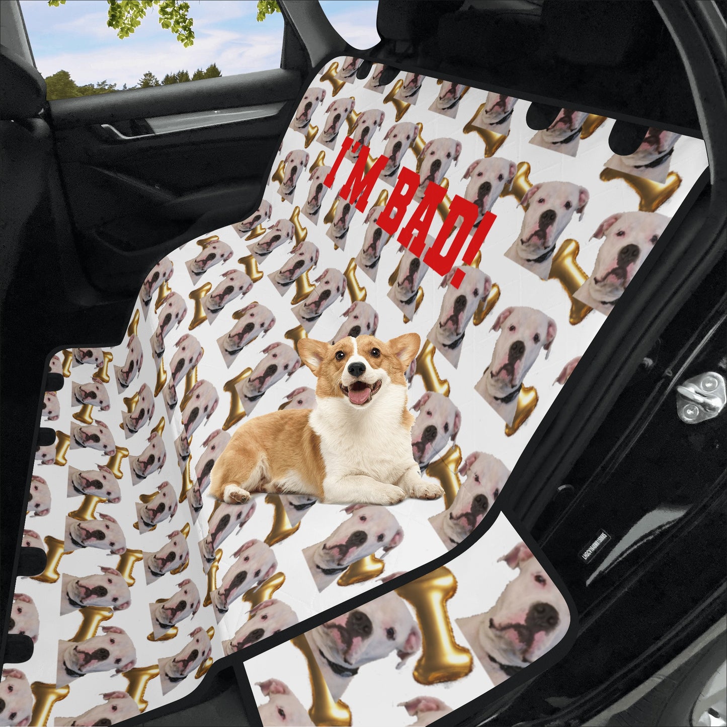 THE CAPONE PET CAR SEAT COVER