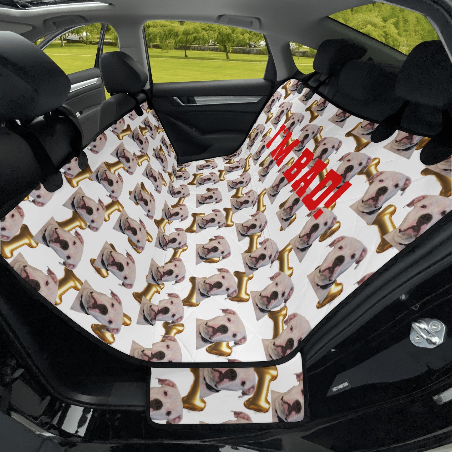 THE CAPONE PET CAR SEAT COVER