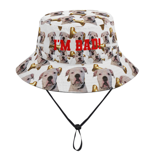 All Over Print Bucket Hats with Adjustable String