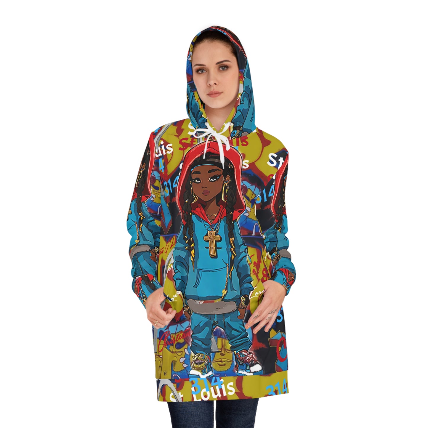 STL Too Hoodie Dress