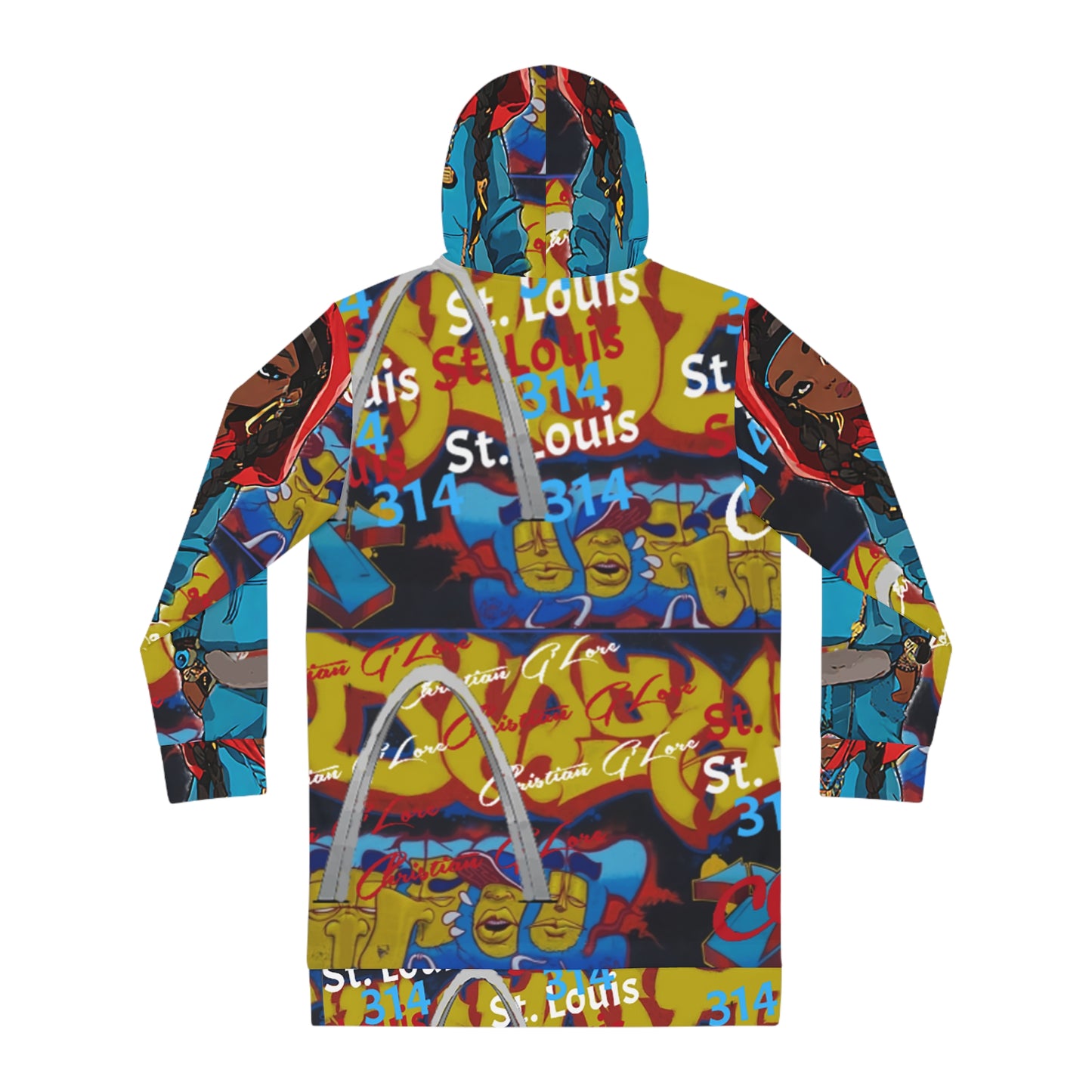 STL Too Hoodie Dress