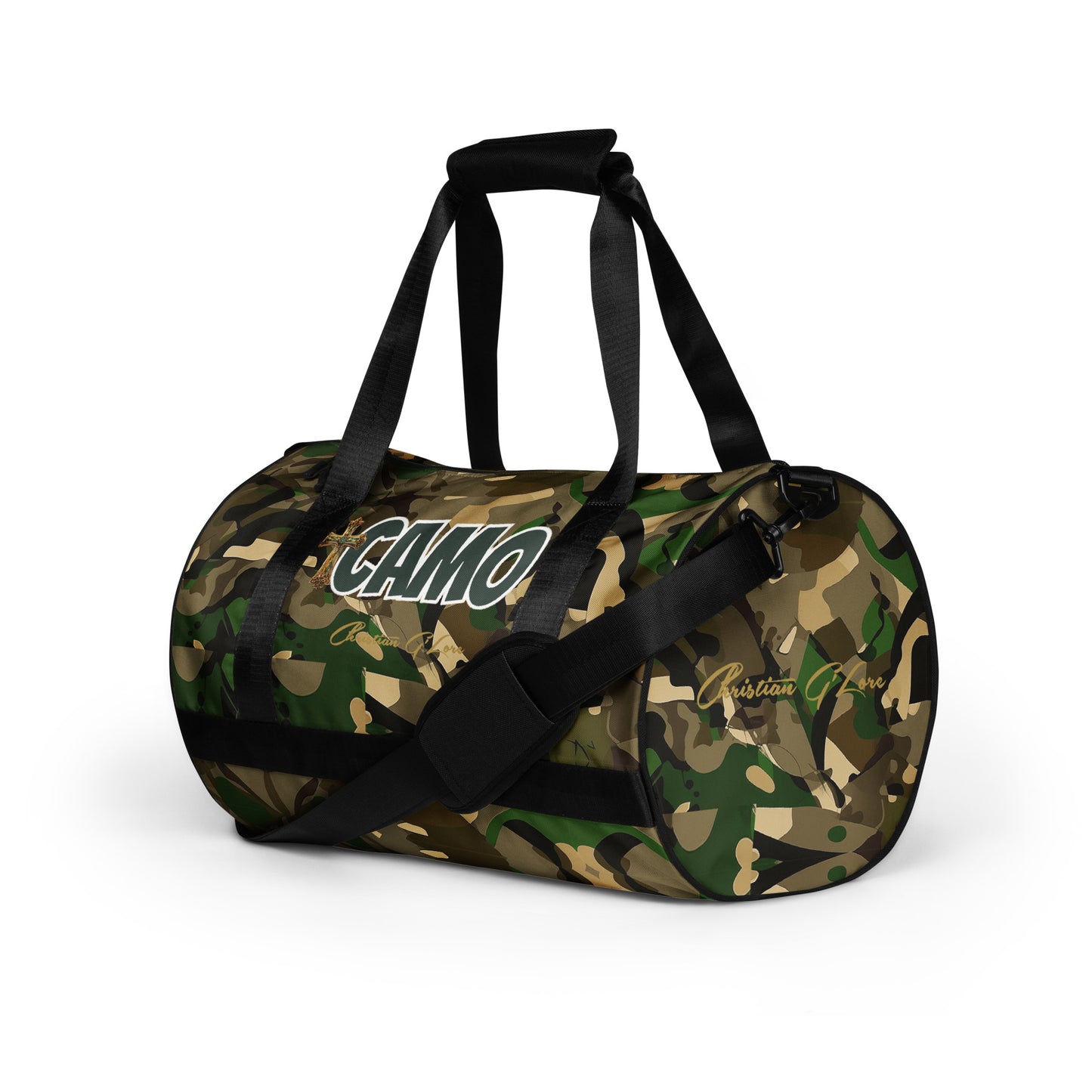 Camo gym bag