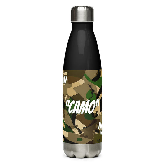 Stainless steel Camo water bottle