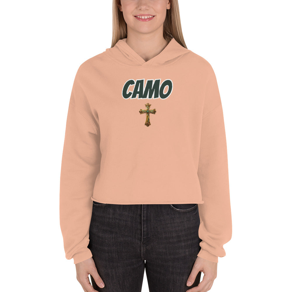 Camo Crop Hoodie