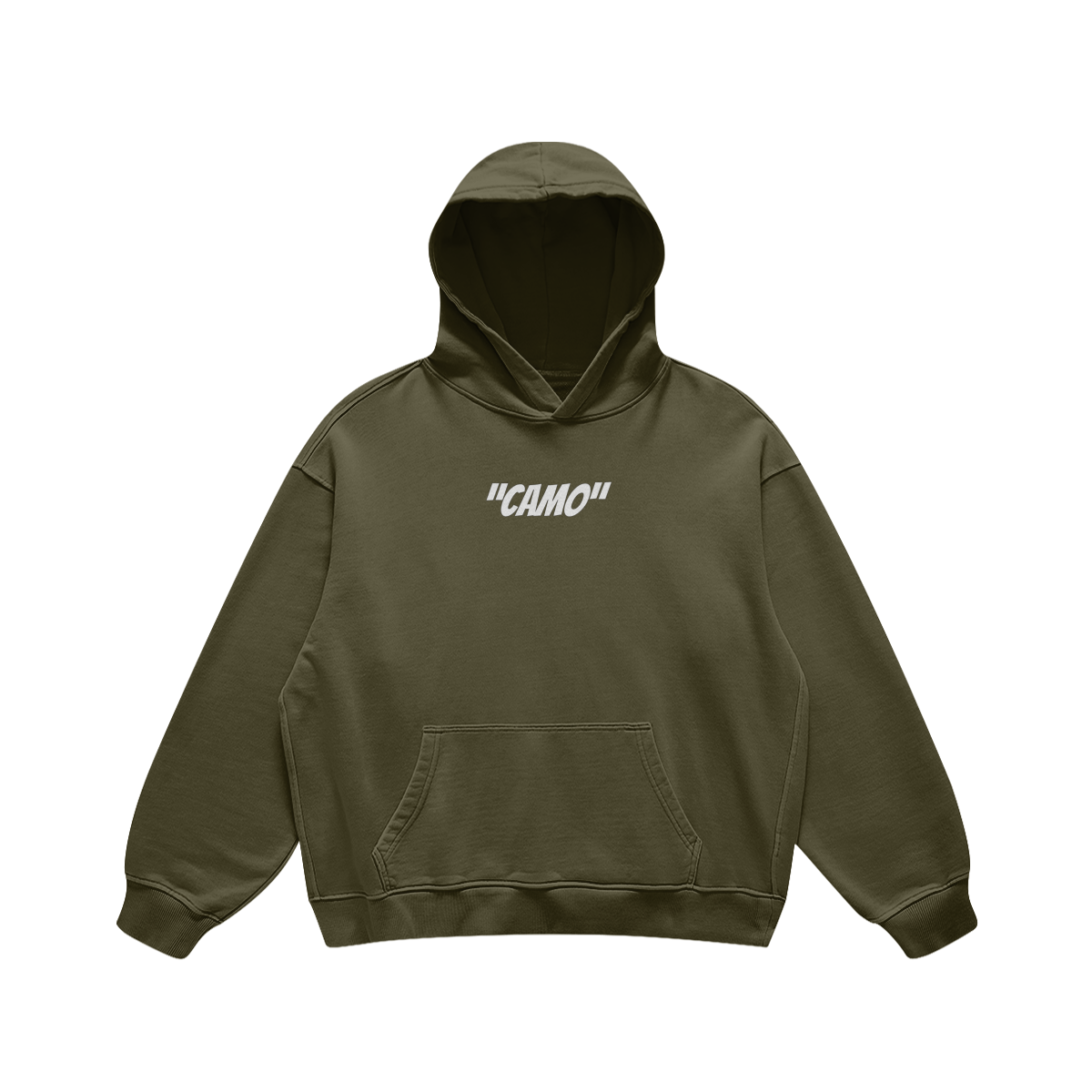 Camo Washed Oversized Hoodie